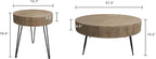 2-Piece Boho Farmhouse Nesting Table - Image 2