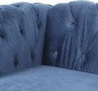RARZOE 3 Pieces of Living Room Furniture Sofa Sets, Modern Velvet Chesterfield - Image 5