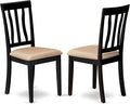 East West Furniture ANC-BLK-C Antique Dining Chairs by EastWestFurniture