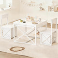 INNOD Kids Table and 2 Chairs Set, 4 in 1 Toddler Activity Table and Chairs Set by INNODToddlerTower