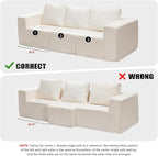 Modular Sectional Sofa 3-Seater Modular Couch - Image 4