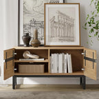 WAMPAT Modern TV Stand for 32-110 Inch TVs, Wood Entertainment Center - Image 3