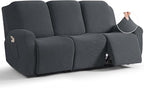 TAOCOCO Recliner Sofa Covers 8-Pieces Stretch Large Couch Covers by TAOCOCO