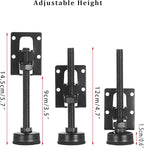 OwnMy 4 Packs Adjustable Furniture Leveling Feets L Shaped Furniture Levelers - Image 2
