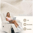 Korser 360° Swivel Rocker Recliner - Image 7