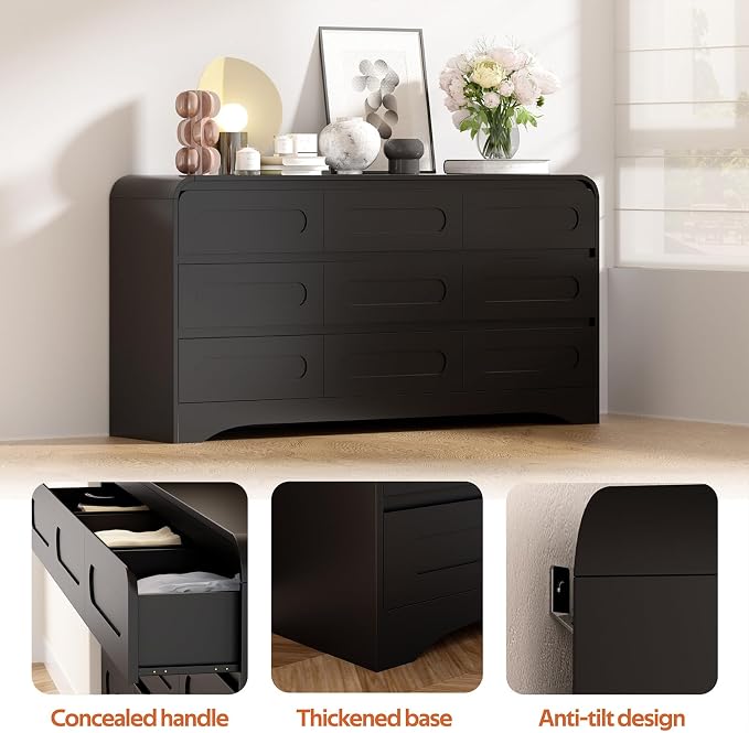 9 Drawer Dresser and Nightstand Sets - Image 8