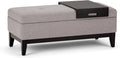 SIMPLIHOME Oregon Storage Ottoman Bench by SimpliHome