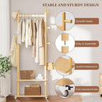 Taitiy Coat Rack Freestanding Clothing Rack - Image 5