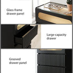 senlin Fluted 5 Drawer Dresser, - Image 5
