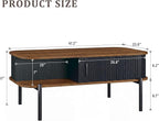 Coffee Table, 39.4" Mid Century Modern Coffee Tables - Image 2