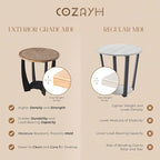 COZAYH Rustic Farmhouse End Table - Image 5