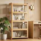 Magshion Display Cabinet with Acrylic Doors, 4-Tier Curio Cabinet - Image 3