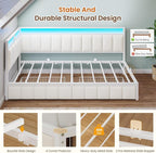 DICTAC Corner Twin Bed Frame - Image 8
