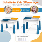 Arscniek Toddlers Activity Table 7 in 1 Kids Activity Tables and Chair Set - Image 6
