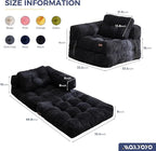 MAXYOYO Folding Sofa Bed, L-Shaped Convertible Sofa - Image 2
