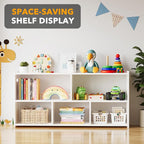 SpaceAid 5-Compartment Bookshelf, Montessori Bookcase - Image 5