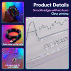 VEELU Personalized Photo Mirror Light Custom Couple Name Neon Signs LED Forever - Image 4