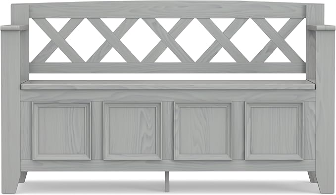 SIMPLIHOME Amherst Entryway Storage Bench - Image 6
