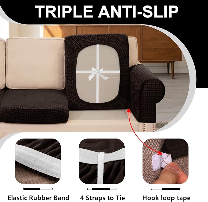 UNBBRRL Stretch Couch Seat Cushion Cover - Image 3