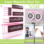 Magnetic Spice Rack for Refrigerator, 7 Pack Magnetic Fridge Shelf for Kitchen - Image 3