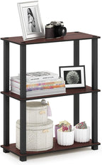 Furinno TURN-S-TUBE Storage Shelves, 3-Tier Book Shelf, Corner Shelf, Toolless by Furinno-FitsYourSpaceFitsYourBudget