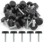 Zorfeter 30 Pcs Screw in Threaded Furniture Adjustable Levelers, M6 Leveling - Image 7