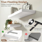 12 inch Deep Floating Shelves for Wall, 36 inch Wide Engineered Wood Wall - Image 4