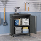 Manhattan Comfort Fortress Rolling Garage Storage Cabinet - Image 4