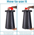 2-Pack Collapsible Stool, Load Capacity 400lbs, Lightweight Yet Sturdy - Image 6