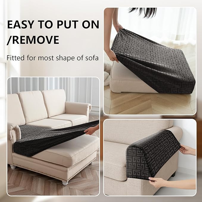 UNBBRRL Stretch Couch Armrest Covers - Image 4