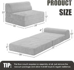 Kasunpul Folding Sofa Bed with Pillow, Memory Foam Fold Out Chair Bed, - Image 2