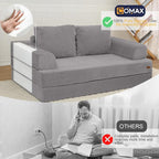 COMAX Futon Sofa Bed, Convertible Folding Sofa Bed, Boneless Couch Loveseat - Image 4