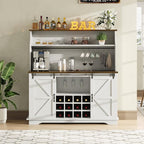 55 Inch Farmhouse Coffee Bar Cabinet - Image 3