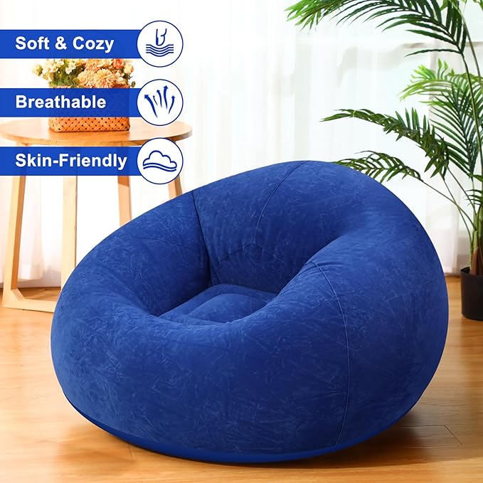Realspring 6 9 12 Pcs Inflatable Bean Bag Chairs - Image 3