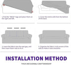 ZNSAYOTX Super Stretch Couch Cover Universal Sofa Covers - Image 9