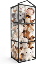 NomNest Stuffed Animal Storage Zoo, Large Metal Plushies Organizer, Heavy Duty by Unknown
