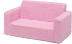 Delta Children Cozee Flip-Out Sherpa 2-in-1 Convertible Sofa to Lounger - Image 11