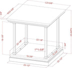 24/7 Shop at Home Ambridge Transitional Multi-Storage Wood 3-Piece Coffee Table - Image 5