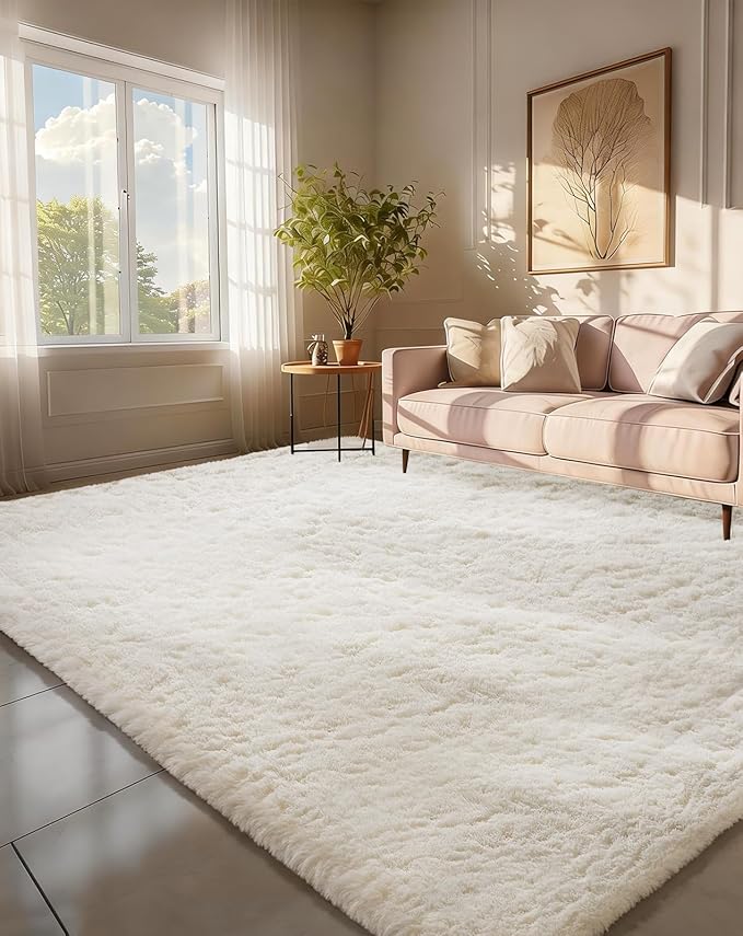 Ophanie 6x9 Area Rugs, Upgrade Non-Slip Fluffy Soft Rugs by Ophanie