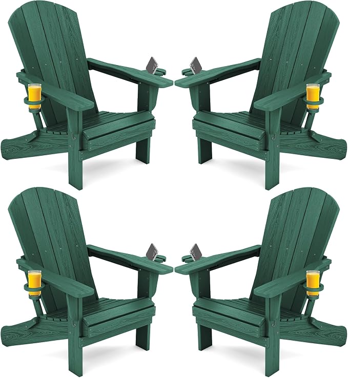 SERWALL Adirondack Chair with Cup Holders by SERWALL