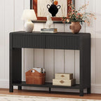 FATORRI Console Entryway Table, Modern Sofa Table - Image 6