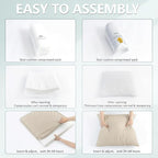 22x22 Inch Patio Chair Cushions Set of 4, Outdoor Furniture Cushions - Image 8