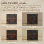 BELLEZE Bijou Set of 4 Wall-to-Wall Storage Cabinets - Image 6