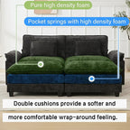 Oprisen 86" Modular Sectional Sofa, Comfy Cloud Couch Sectional Sofa - Image 3