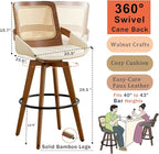 Mid Century Modern Counter Stools - Image 2