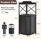 JKsmart Corner Bar Cabinet - Image 2