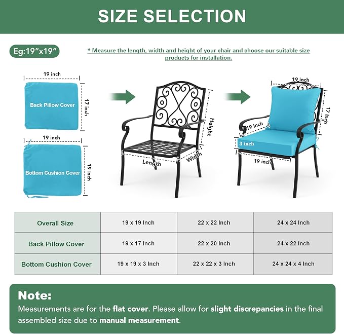 Summsun Waterproof Outdoor Cushions - Image 7