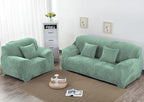 vctops 1-Piece Velvet Plush Stretch Chair Sofa Slipcover Soft Fuzzy Fluffy - Image 2
