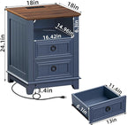 Farmhouse Coffee Table Set of 3, Furniture Set - Image 3