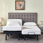 Kingnex Split Queen Sheets for Adjustable Bed Soft 1800 Microfiber 5 Pieces - Image 2